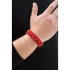 Sarı Kırmızı Paracord Bileklik