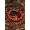 Sarı Kırmızı Paracord Bileklik