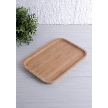 Balsa Bambu Sunum Tabağı 30x20 cm