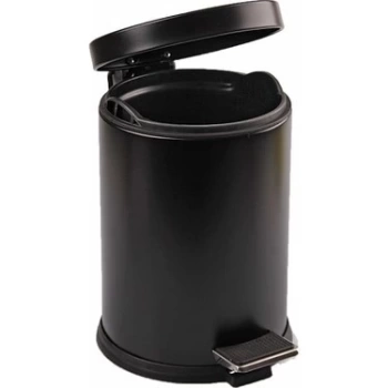 Cooker 3 Litre Siyah Pedallı Çöp Kovası