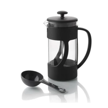 Cooker French Press Bitki Çayı & Kahve Demliği 350 ml -Ölçek Kaşıklı