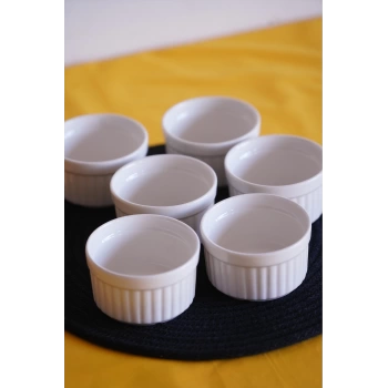 Cooker Suffle Kabı 6lı Beyaz