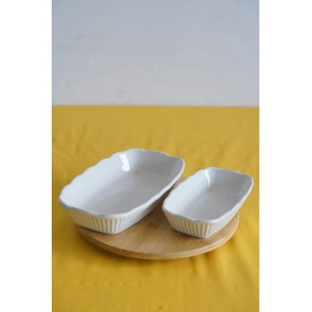 Ecr Seramik 2li Fırın Kabı