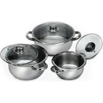 Gülsan 6 Parça Cam Kapaklı Çakır Set