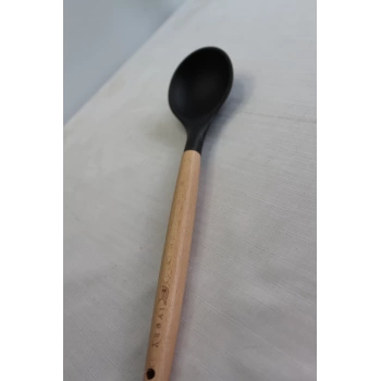 Ivory Bambu Saplı Silikon Kaşık