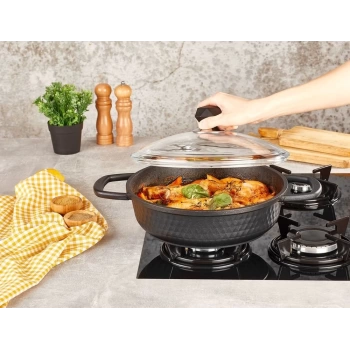 Kahramanlar Motto Basık Tencere 24cm 2532