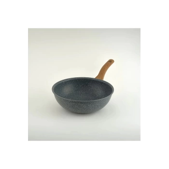 Leydi Marble Natura Granit Wok Tava 28 Cm