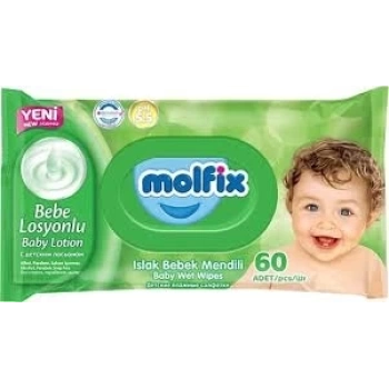 Molfix İzotonik Sulu Islak Mendil 60lı