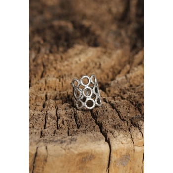 Otantik Tasarımlı Ayarlamalı Kadın Yüzük