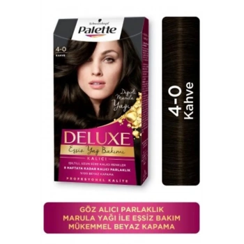 Palette Schwarzkopf Deluxe Kalıcı 4-0 Kahve Saç Boyası