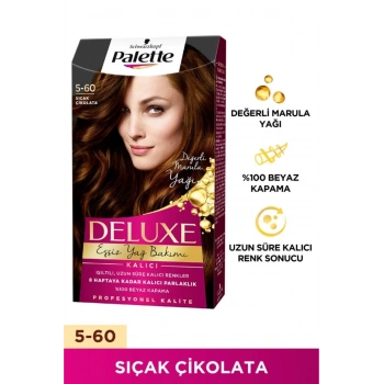 Palette Schwarzkopf Deluxe Kalıcı 5-60 Sıcak Çikolata Saç Boyası