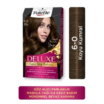 Palette Schwarzkopf Deluxe Kalıcı 6-0 Koyu Kumral Saç Boyası