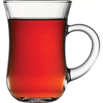 Paşabahçe Keyif Kulplu Çay Bardağı 6lı Set 55411