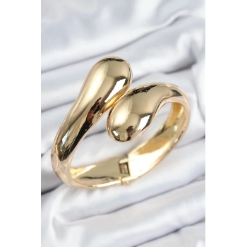Pirinç Sarmal Model Gold Renk Kadın Kelepçe