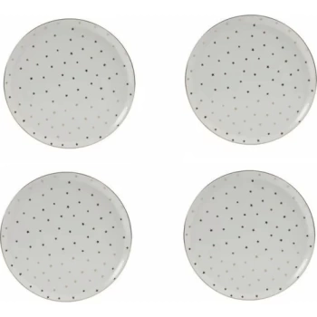Porland Forest Yaldızlı Servis Tabağı 28cm 4lü