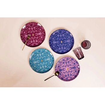 Porland Glamorous Servis Tabağı 24 cm 4 Adet