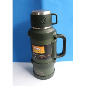 Leopar Çelik Kamp Termosu 2 lt YK1422