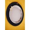 Cooker Yuvarlak Kelebek Desenli Tepsi 25cm