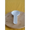 Gönül Beyaz Geniş Kaşıklık Kepçelik 24 cm