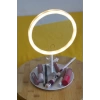 Led Işıklı Yuvarlak Makyaj Aynası Şarj edilebilir 3 Farklı Renk