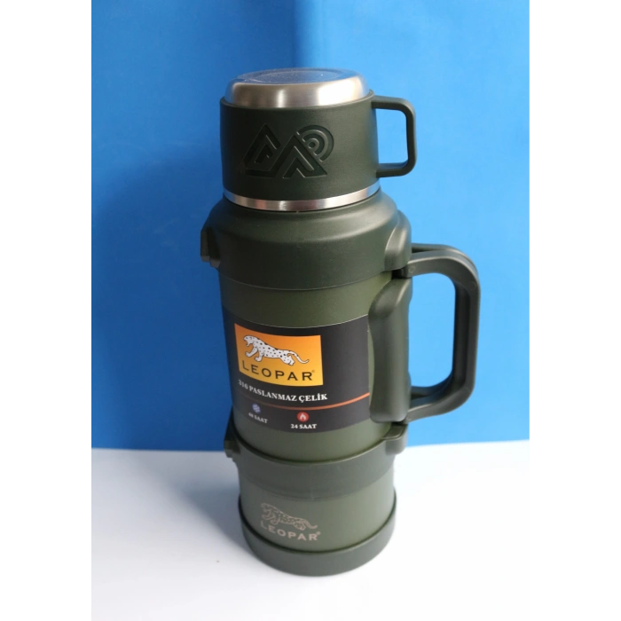 Leopar Çelik Kamp Termosu 2 lt YK1422