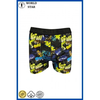 Sana Ne Lazımdı Likralı Pamuklu Renkli Erkek Boxer