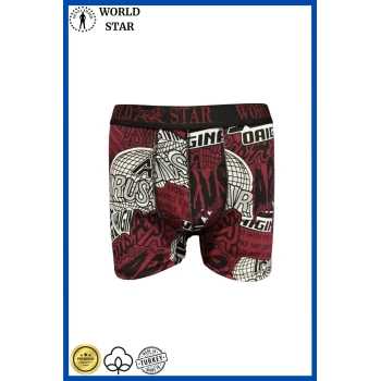 Sana Ne Lazımdı Likralı Pamuklu Renkli Erkek Boxer