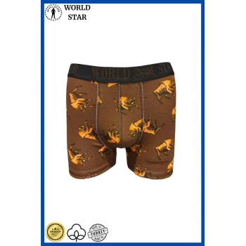 Sana Ne Lazımdı Likralı Pamuklu Renkli Erkek Boxer