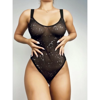 Sana Ne Lazımdı Yıldız Detaylı Fantezi Body
