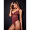 Sana Ne Lazımdı Bordo Dantel İşlemeli Fantezi Babydoll