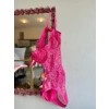 Sana Ne Lazımdı Çiçek Desenli Pembe Bodysuit