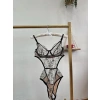 Sana Ne Lazımdı Desenli Ten Siyah Bodysuit
