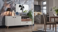 Mayer Console - Chest of Drawers Mirror