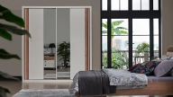 Mayer 2-Door Sliding Wardrobe - 210 cm