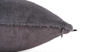 Anthracite Plush Cushion