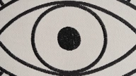Doğtaş Home Embroidered Eyes Cushion