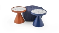 Yang Yang Yan Side Table - Blue