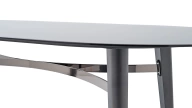 Arch Fixed Dining Table - Glass Top
