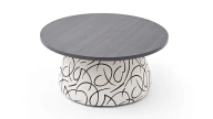 Arch Coffee Table - Upholstered