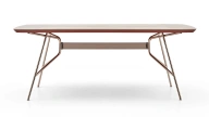 Brita Sabit Yemek Masası - Metal Ayak - 200 cm