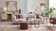 Milena Three-Seater Sofa