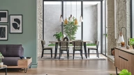 Solid Extendable Dining Table - 160 cm