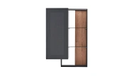 Solid TV Unit Upper Module - Side