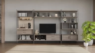 Calista Tv Ünitesi Kütüphane Kitchenet Modül