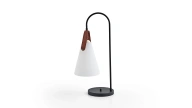 Leather lampshade