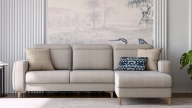 Lumeris Upholstered Ottoman Corner