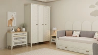 Toscana Genç 3 Kapaklı Dolap