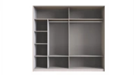 Milena 2 Door Sliding Wardrobe - 240 cm