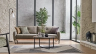 Solid Three-Seater Sofa