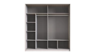Milena 2-Door Sliding Wardrobe - 210 cm
